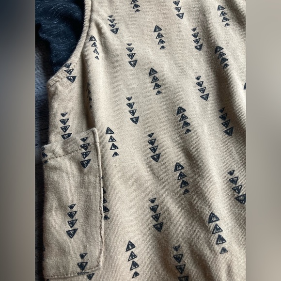 12 Months 2 Piece Overalls Outfit Unisex - Picture 5 of 7